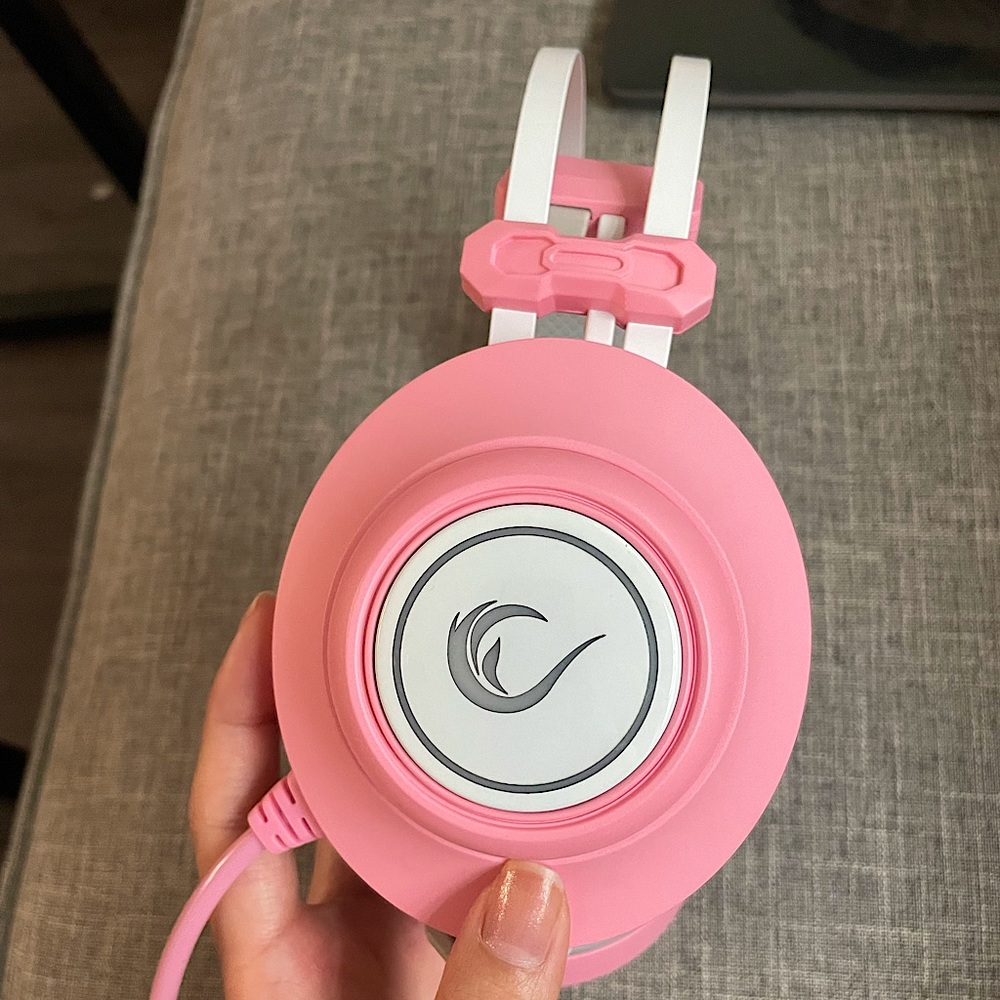Pink Girl Gamer Headset